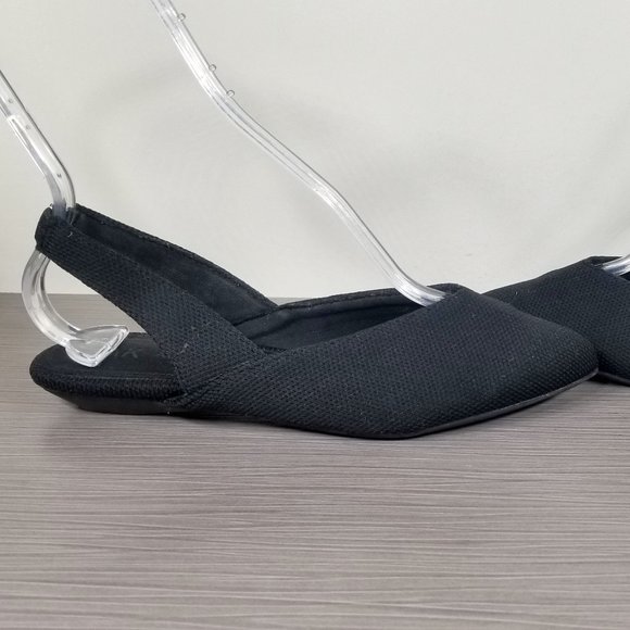 Anne Klein Olympia Sandal, Black Fabric, Womens Size 8.5 M - Picture 7 of 11